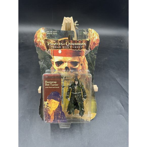 Pirates of the Caribbean Dead Man's Chest Bootstrap Bill Turner Figure Zizzle - Picture 1 of 2